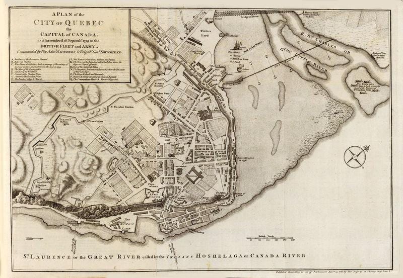 zaharra Quebec City walking tour mapa