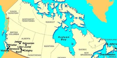 Mapa Quebec Hiria