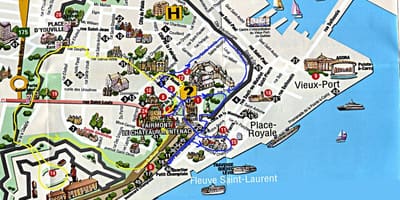 Mapa zaharra Quebec erakargarri